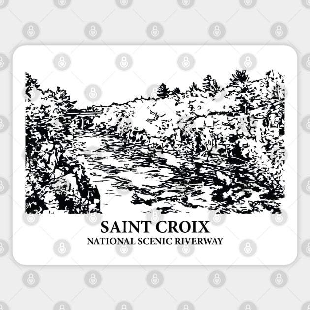 Saint Croix National Scenic Riverway Magnet by Lakeric
